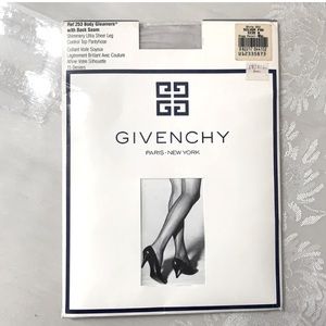 Givenchy control top shimmery pantyhose with back seam
